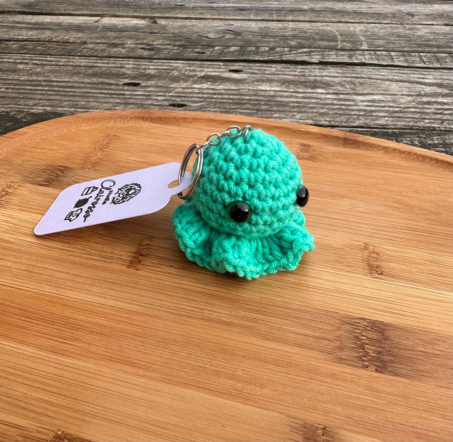 Porte clé poulpe crochet