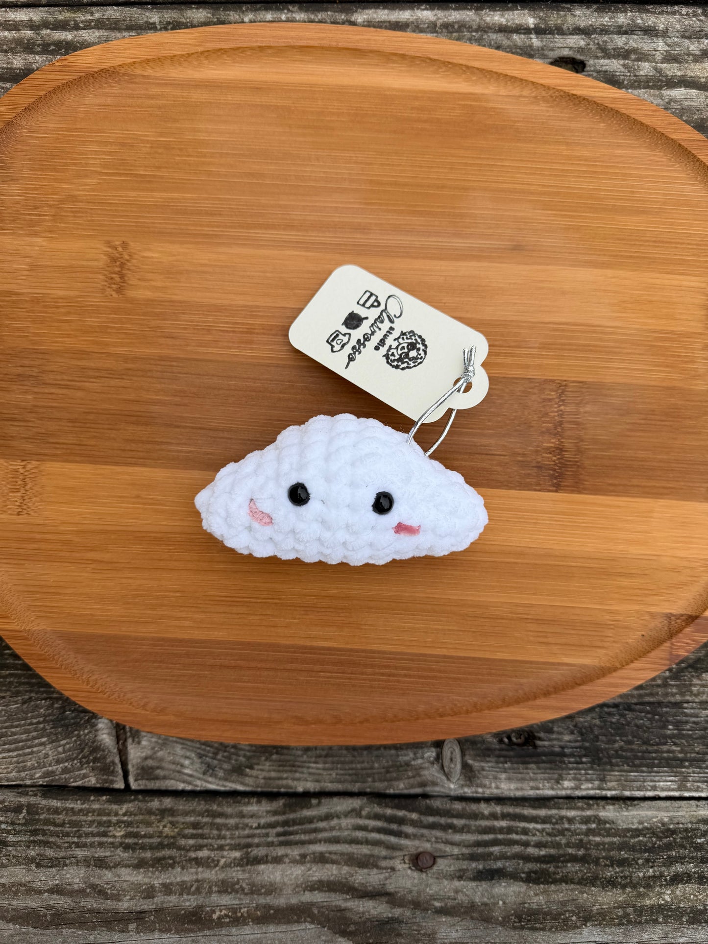 Peluche nuage crochet
