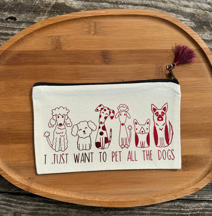 Pochette M thème chien