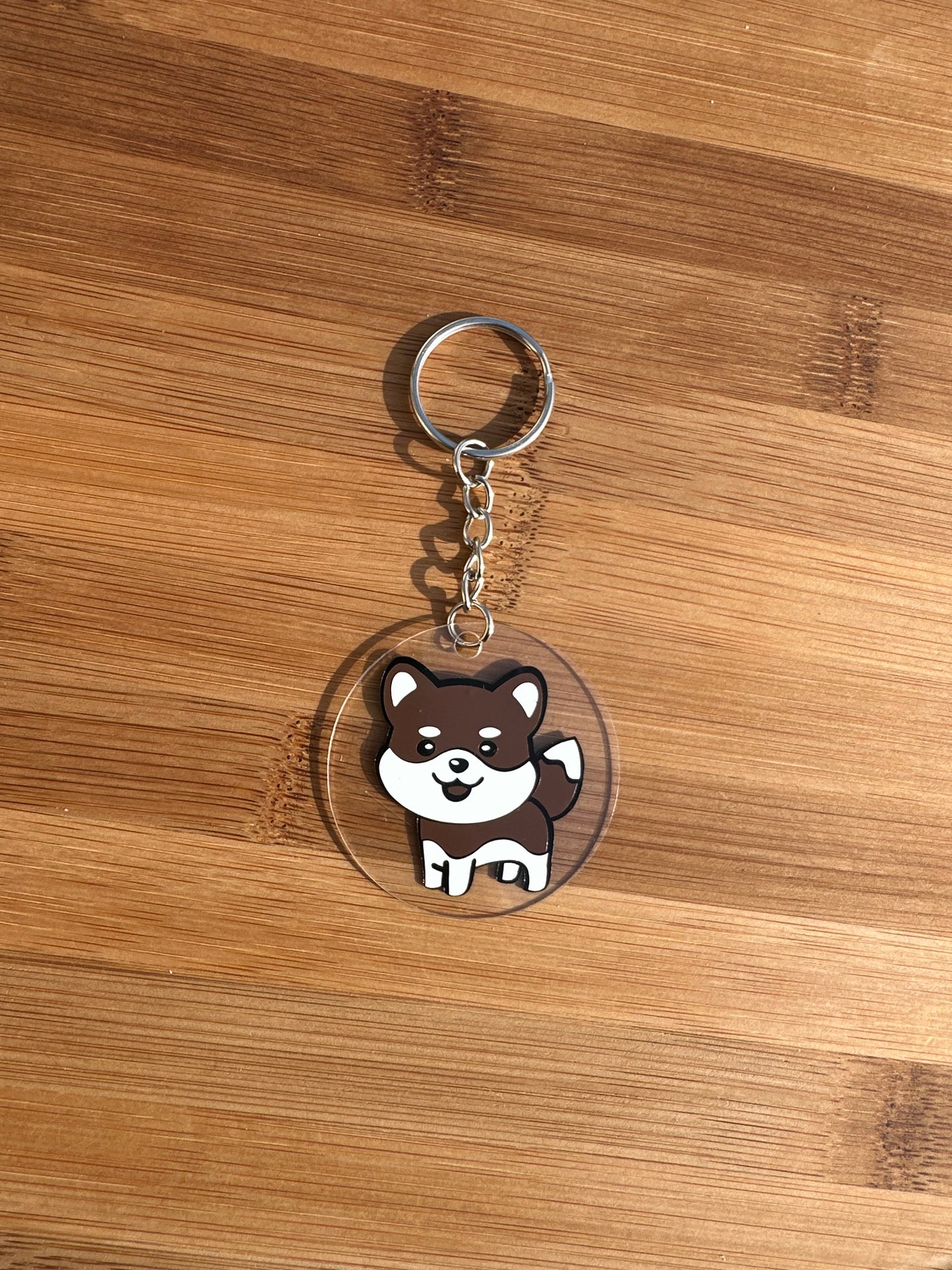 Porte clé chien kiwai