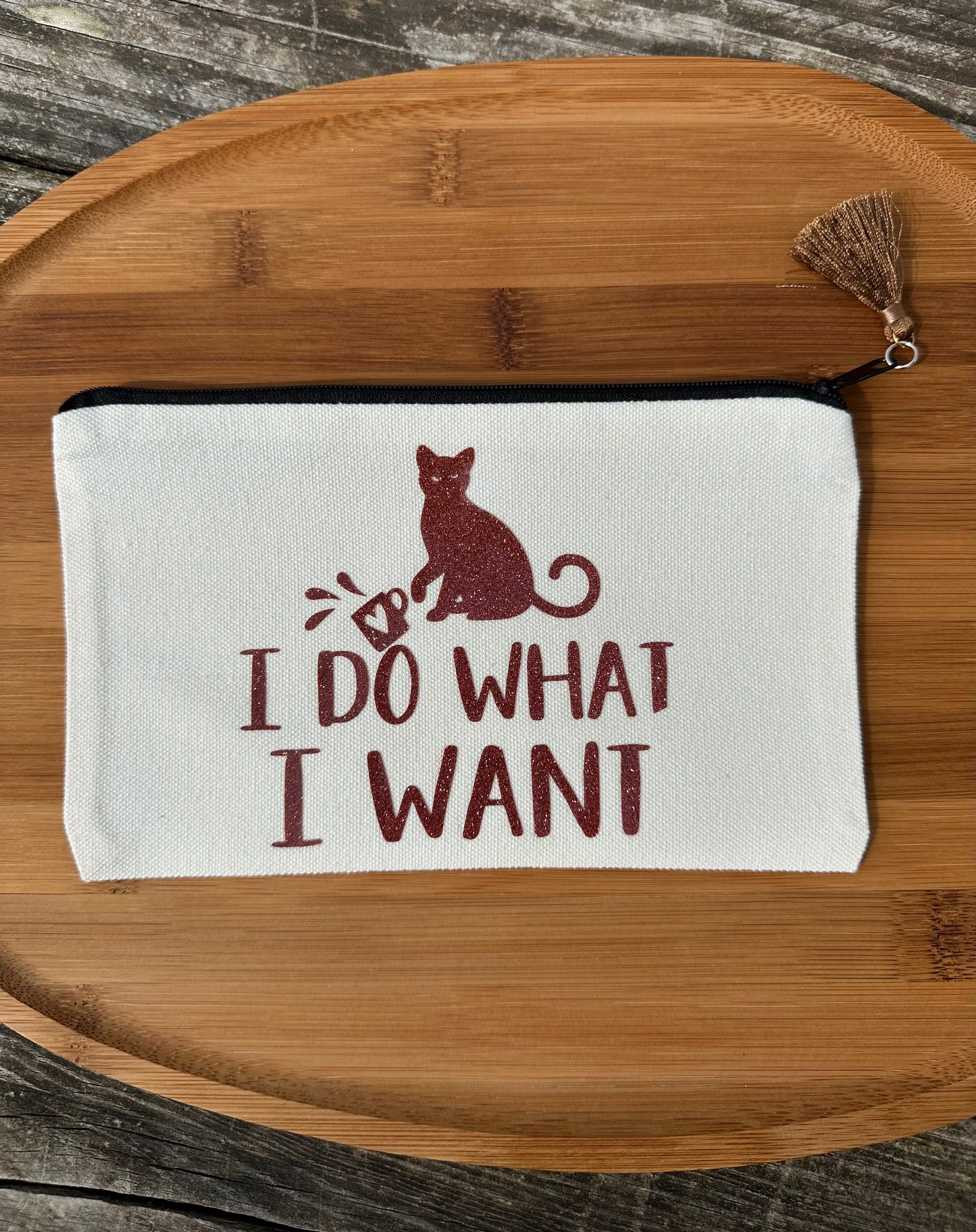 Pochette M thème chat