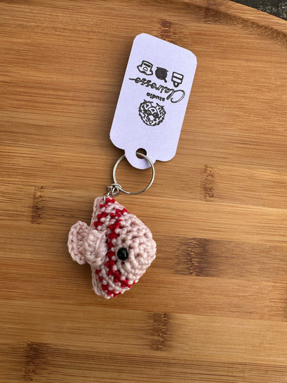 Porte clé poisson crochet