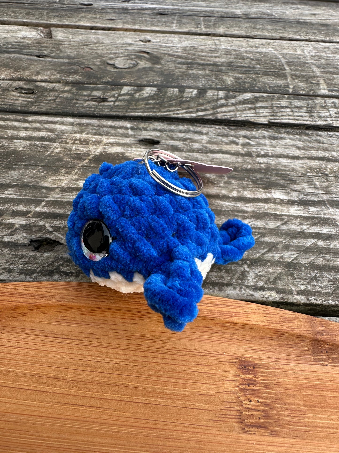 Porte clé baleine crochet