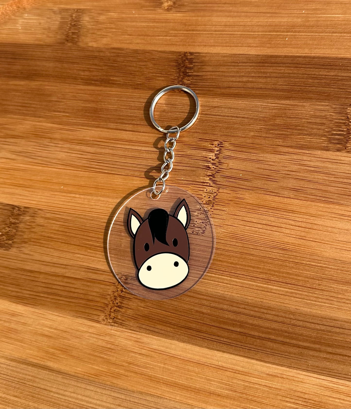 Porte clé tête cheval