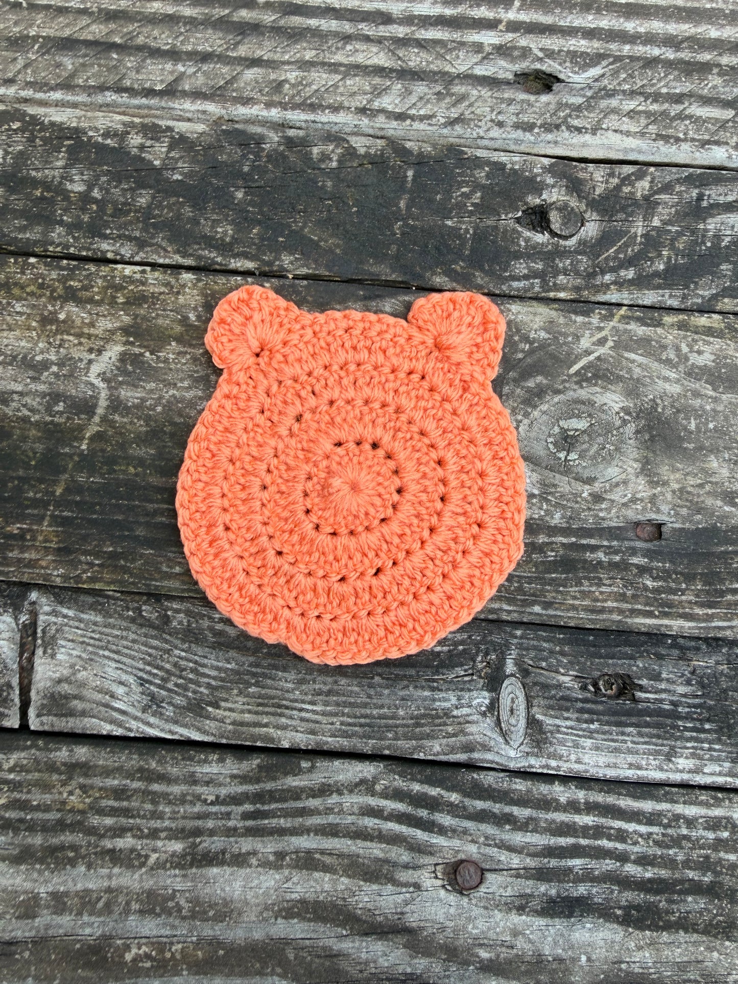 Sous verre oreille d’ours crochet