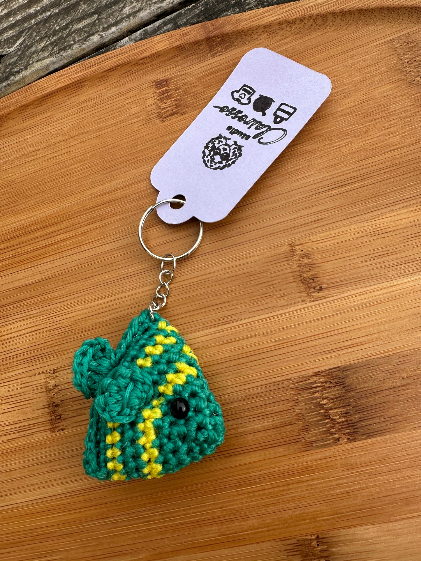 Porte clé poisson crochet