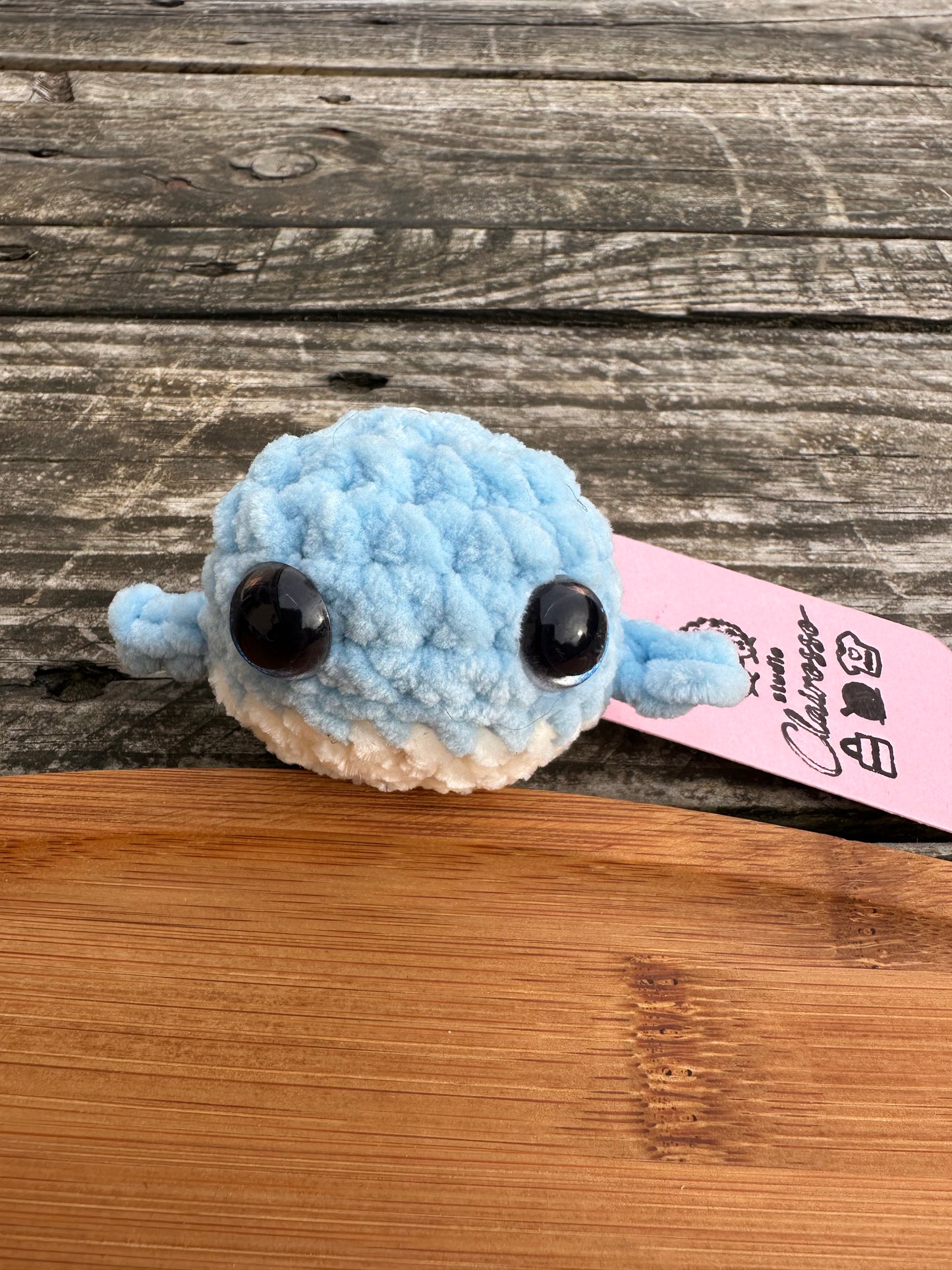 Porte clé baleine crochet