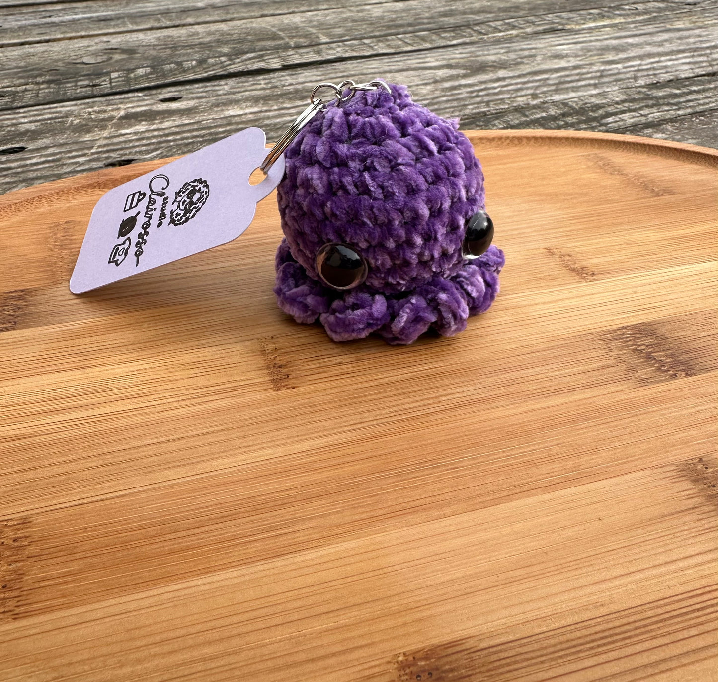 Porte clé poulpe crochet