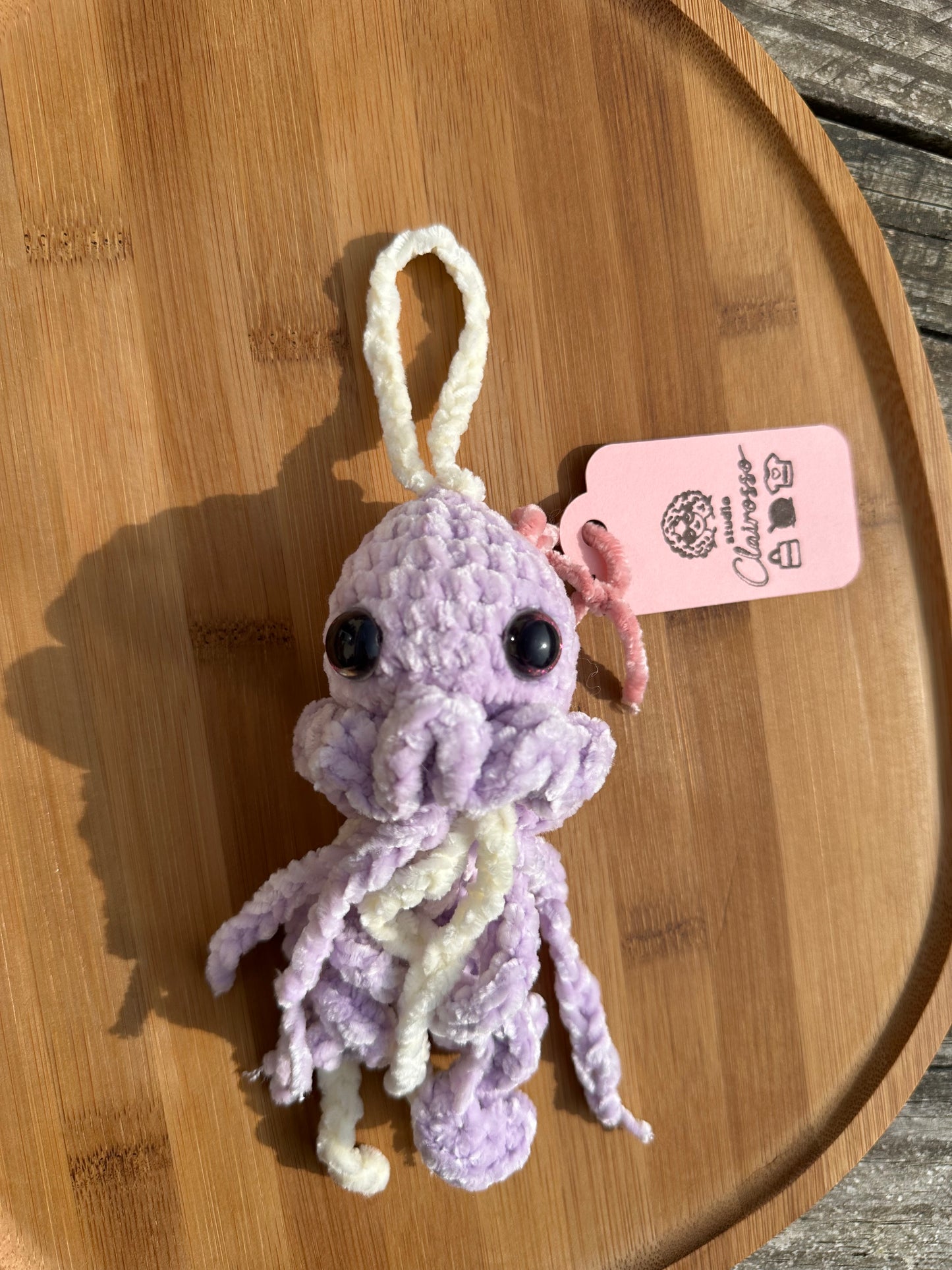 Suspension poulpe tentacules S crochet