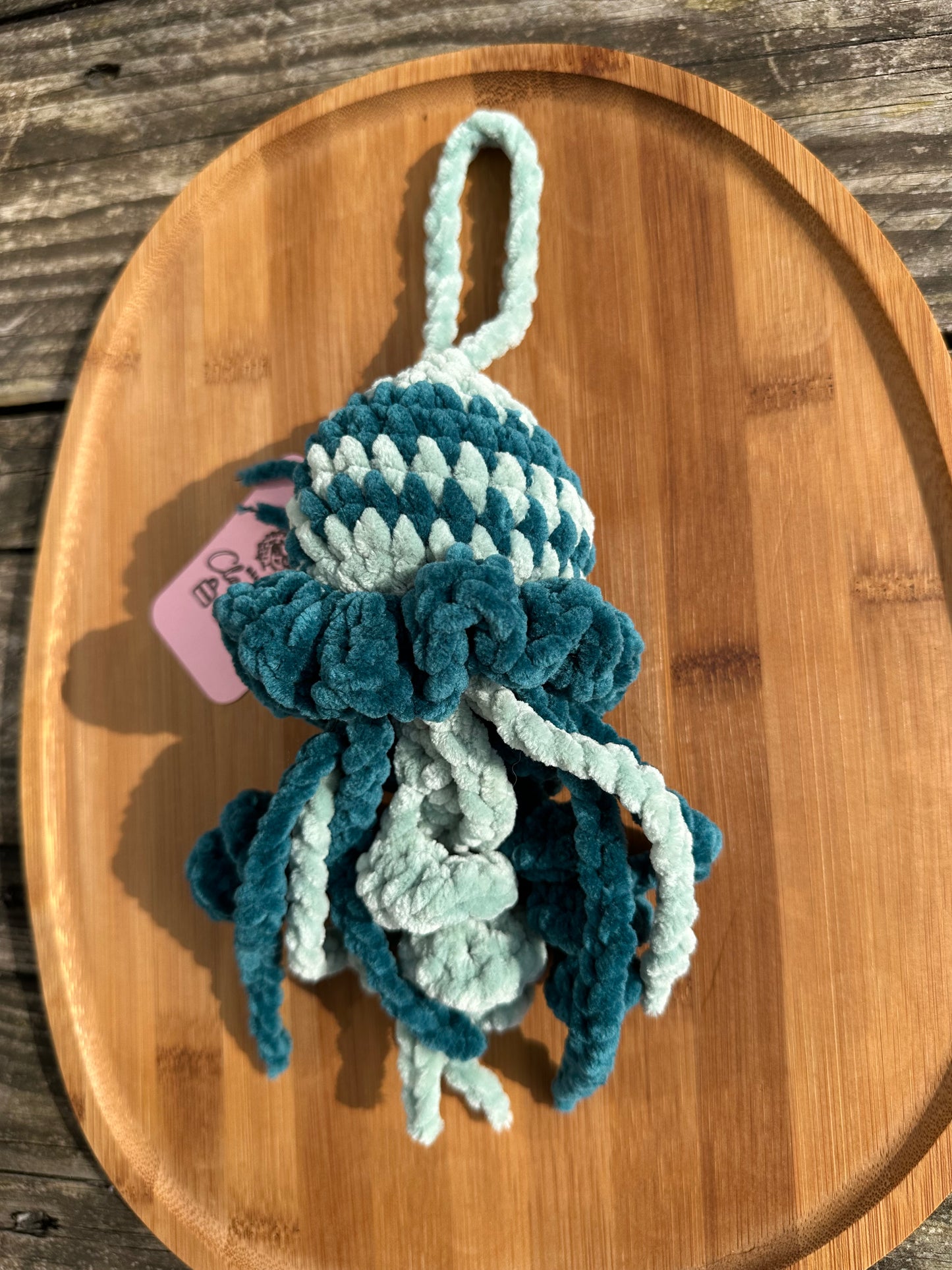 Suspension poulpe tentacules L crochet