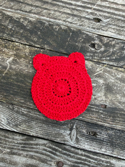 Sous verre oreille d’ours crochet