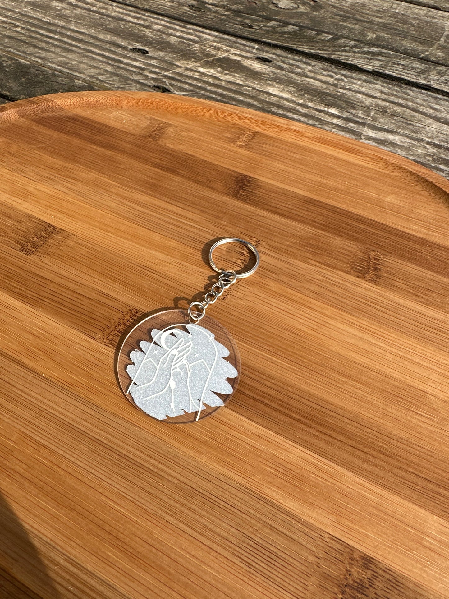 Porte clé main/patte