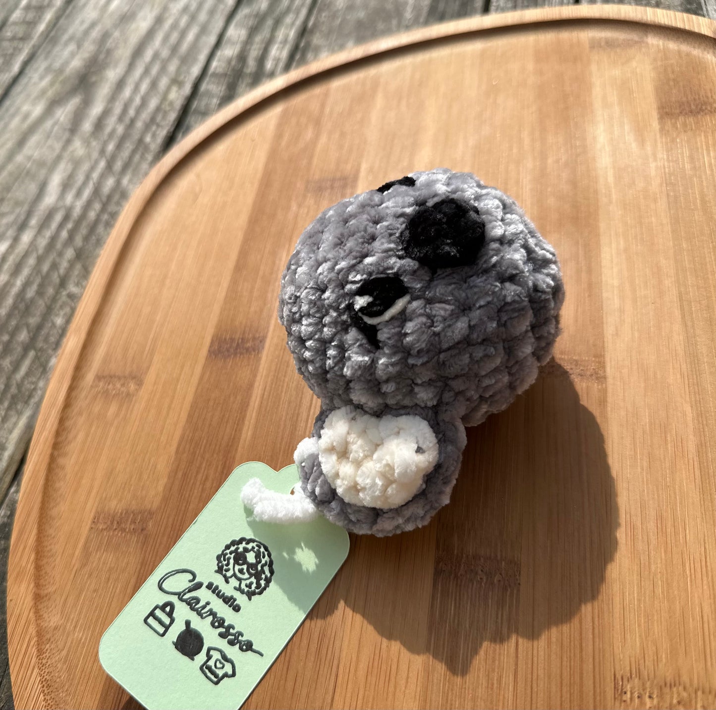 Tête de koala crochet