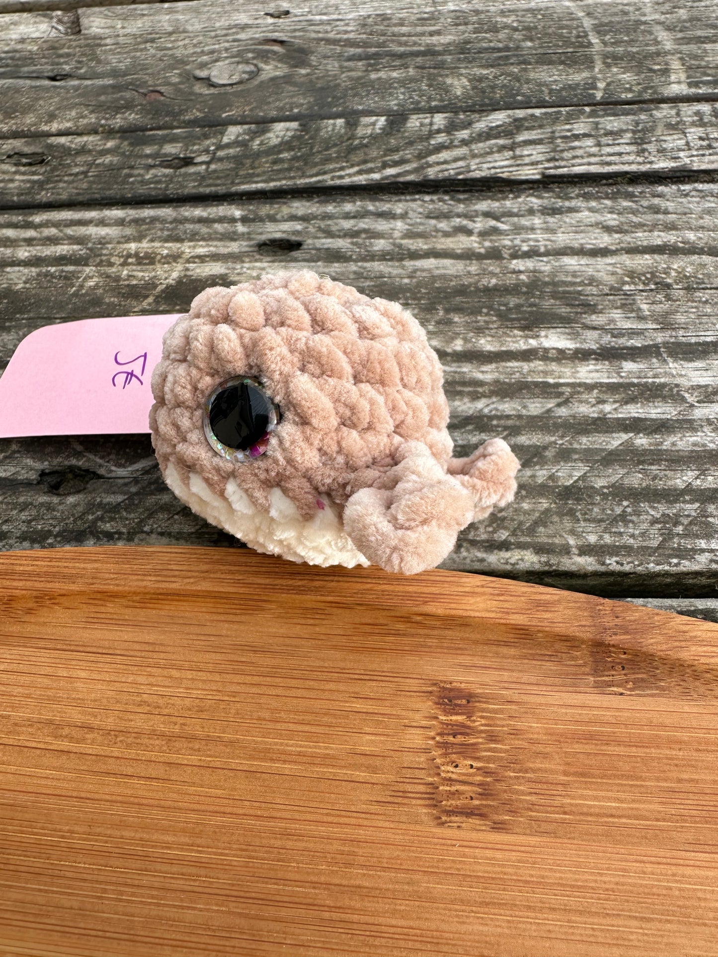 Porte clé baleine crochet