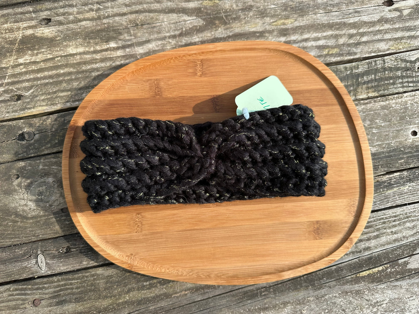 Bandeau oreille avec noeud en décoration crochet