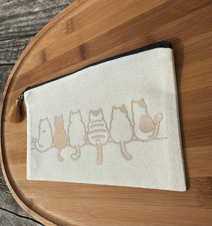 Pochette M thème chat