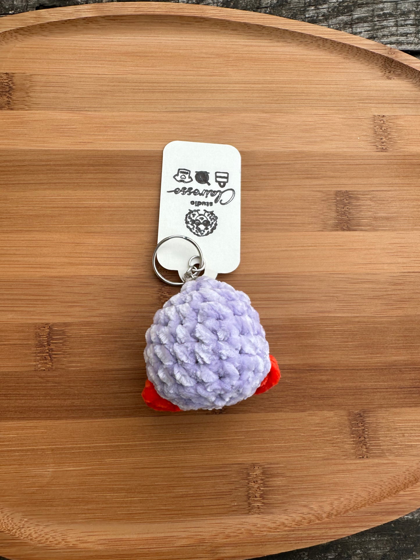 Porte clé poussin crochet