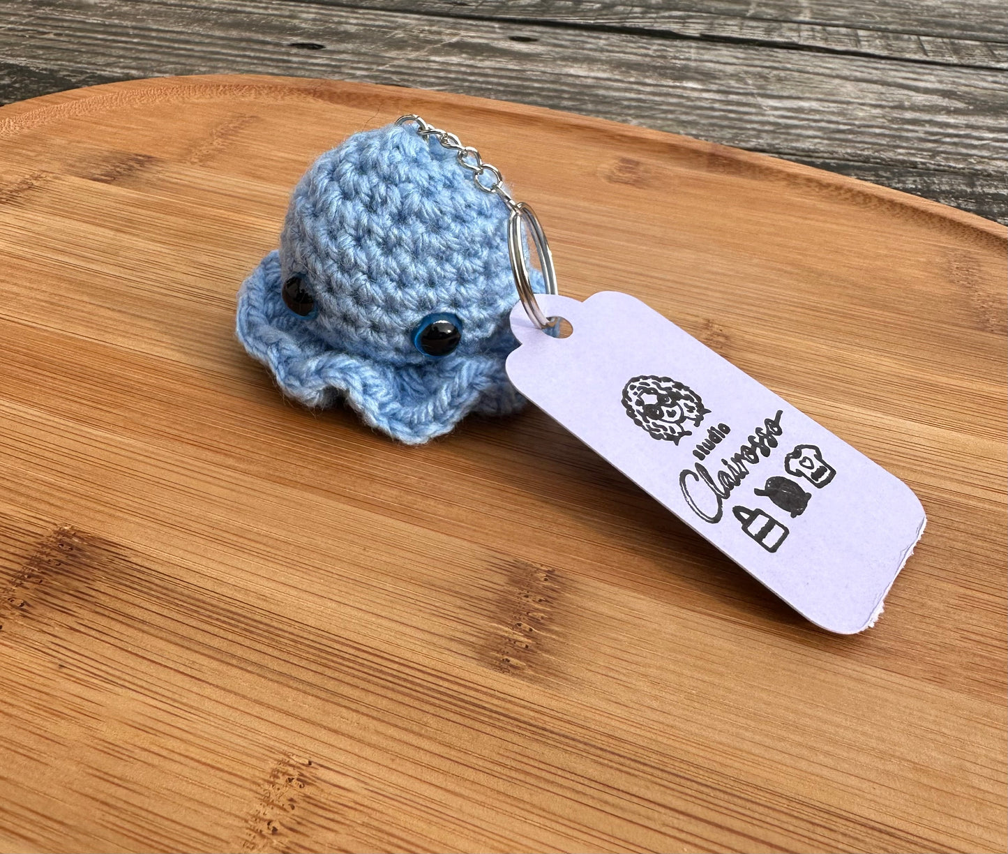 Porte clé poulpe crochet