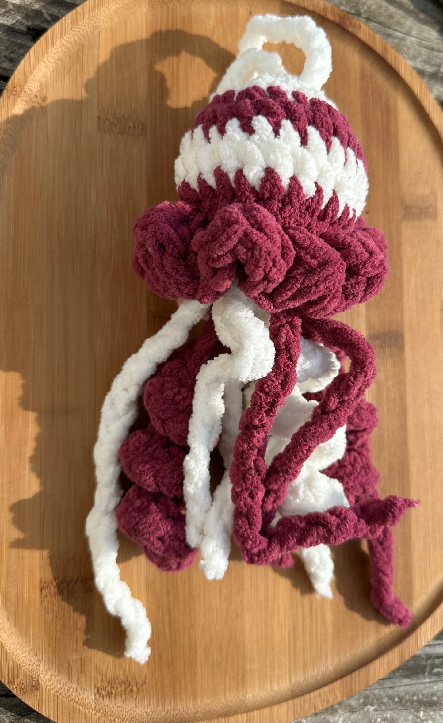 Suspension poulpe tentacules L crochet