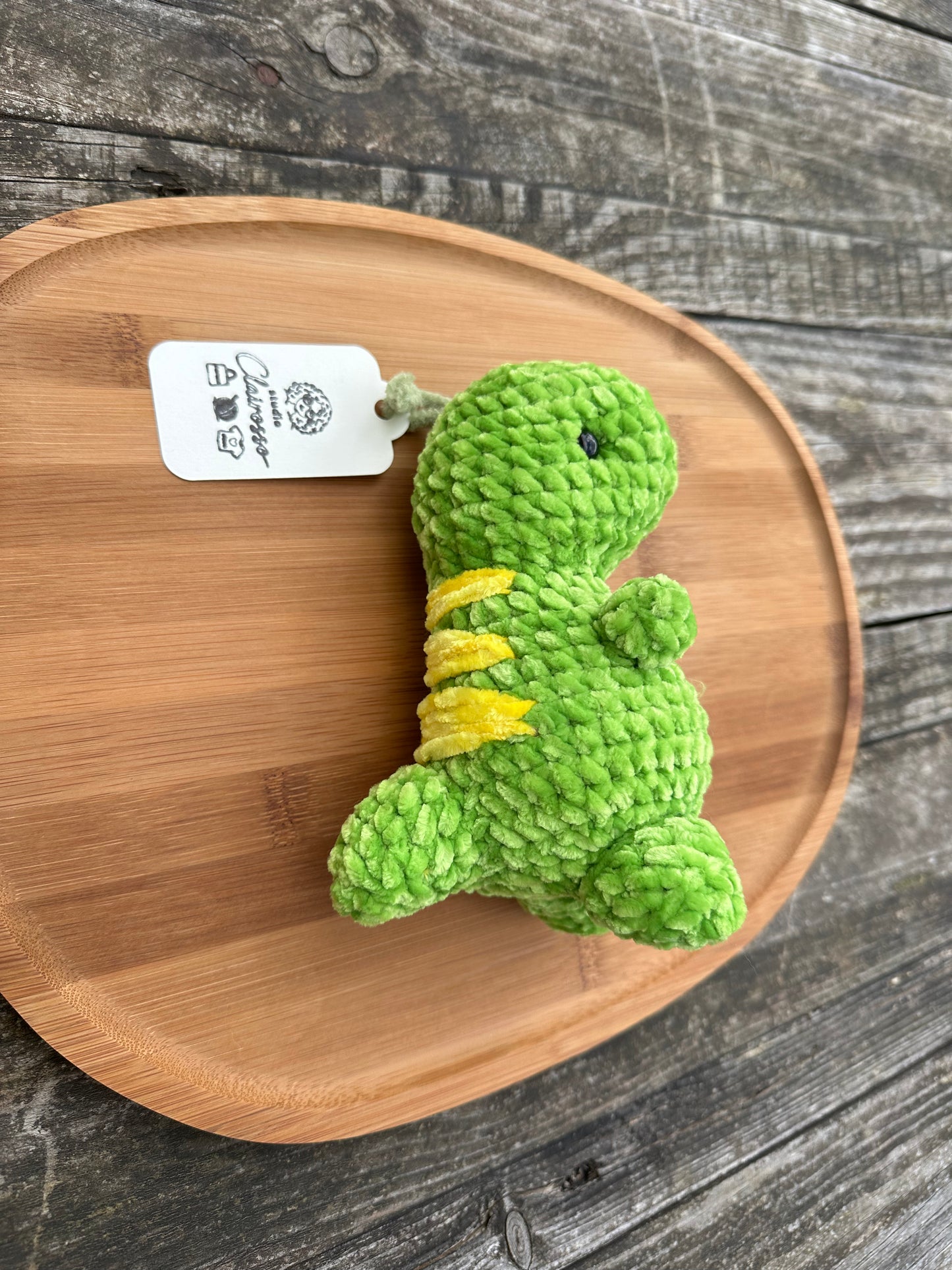 Peluche dinosaure crochet