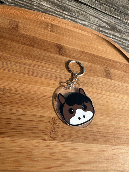 Porte clé tête de cheval Kawai