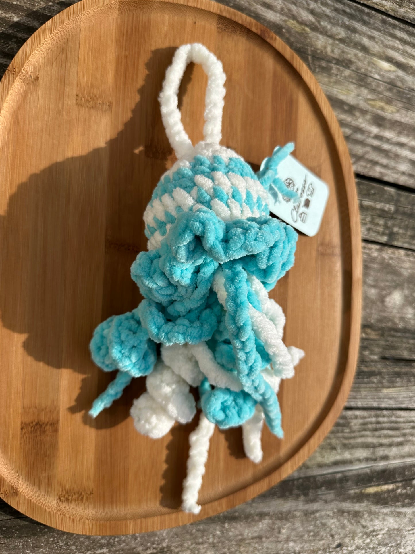 Suspension poulpe tentacules L crochet