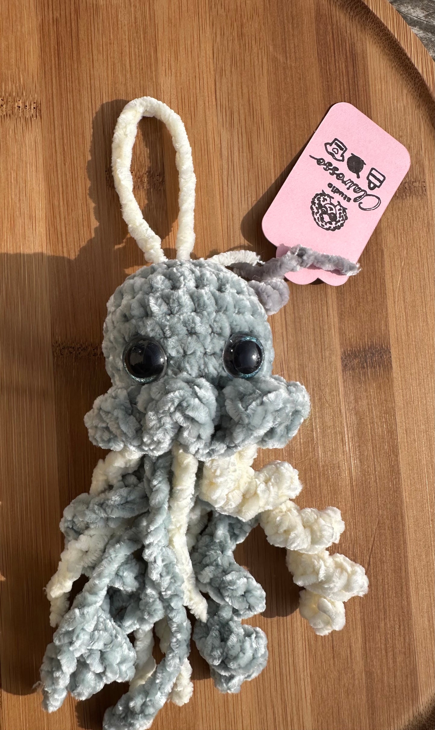 Suspension poulpe tentacules S crochet
