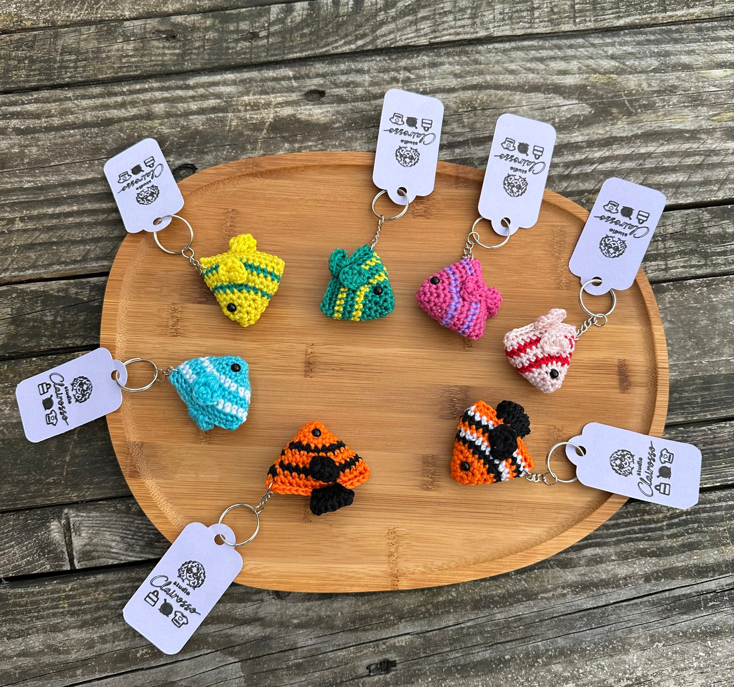Porte clé poisson crochet