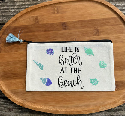 Pochette M thèmes mer