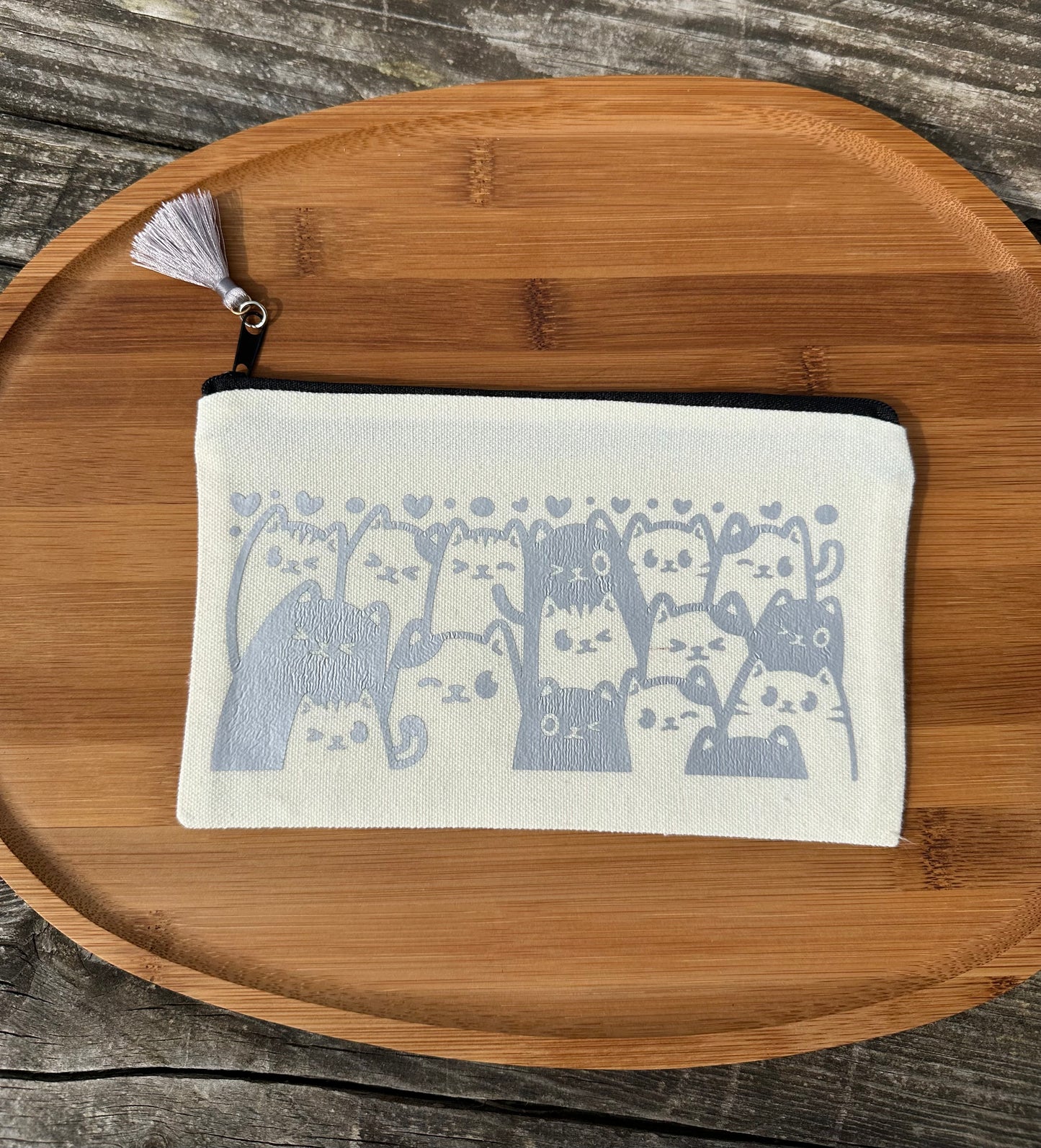 Pochette M thème chat