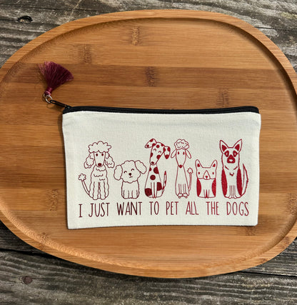 Pochette M thème chien
