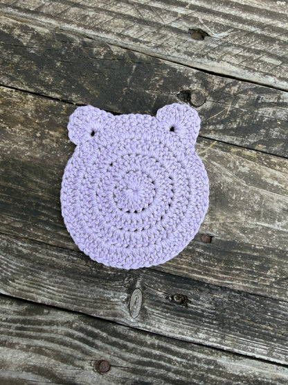 Sous verre oreille d’ours crochet