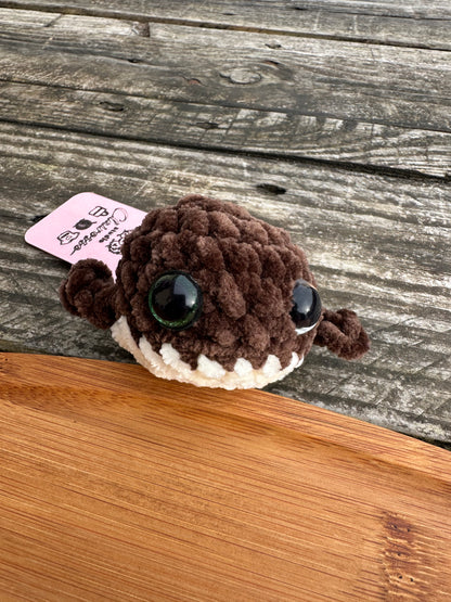 Porte clé baleine crochet