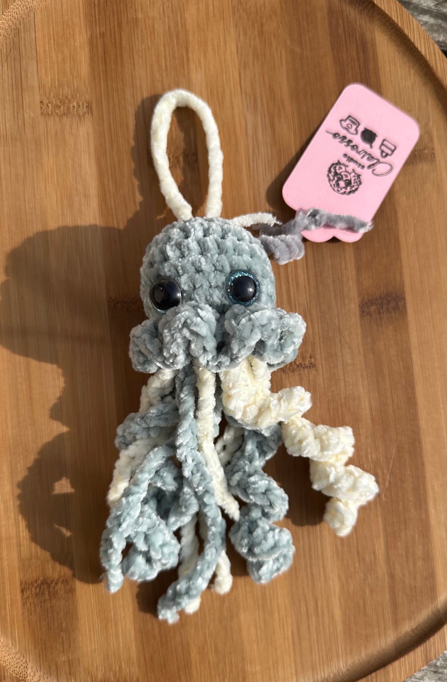 Suspension poulpe tentacules S crochet