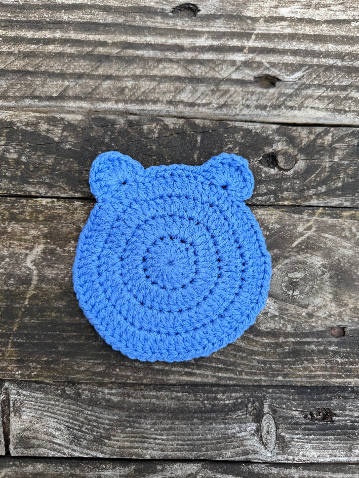 Sous verre oreille d’ours crochet