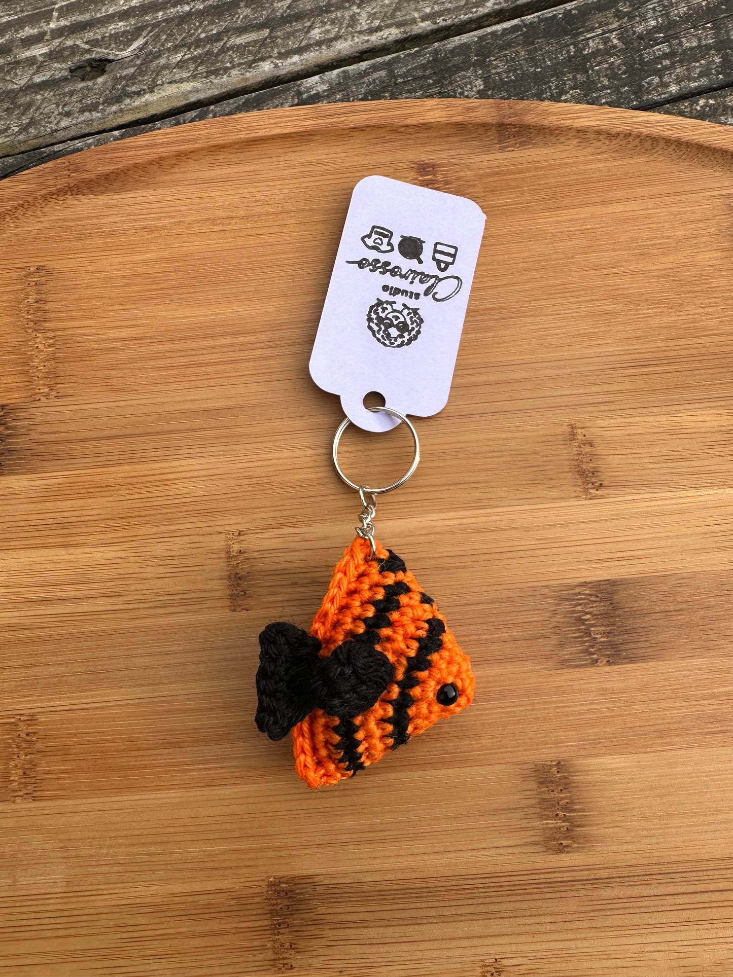 Porte clé poisson crochet