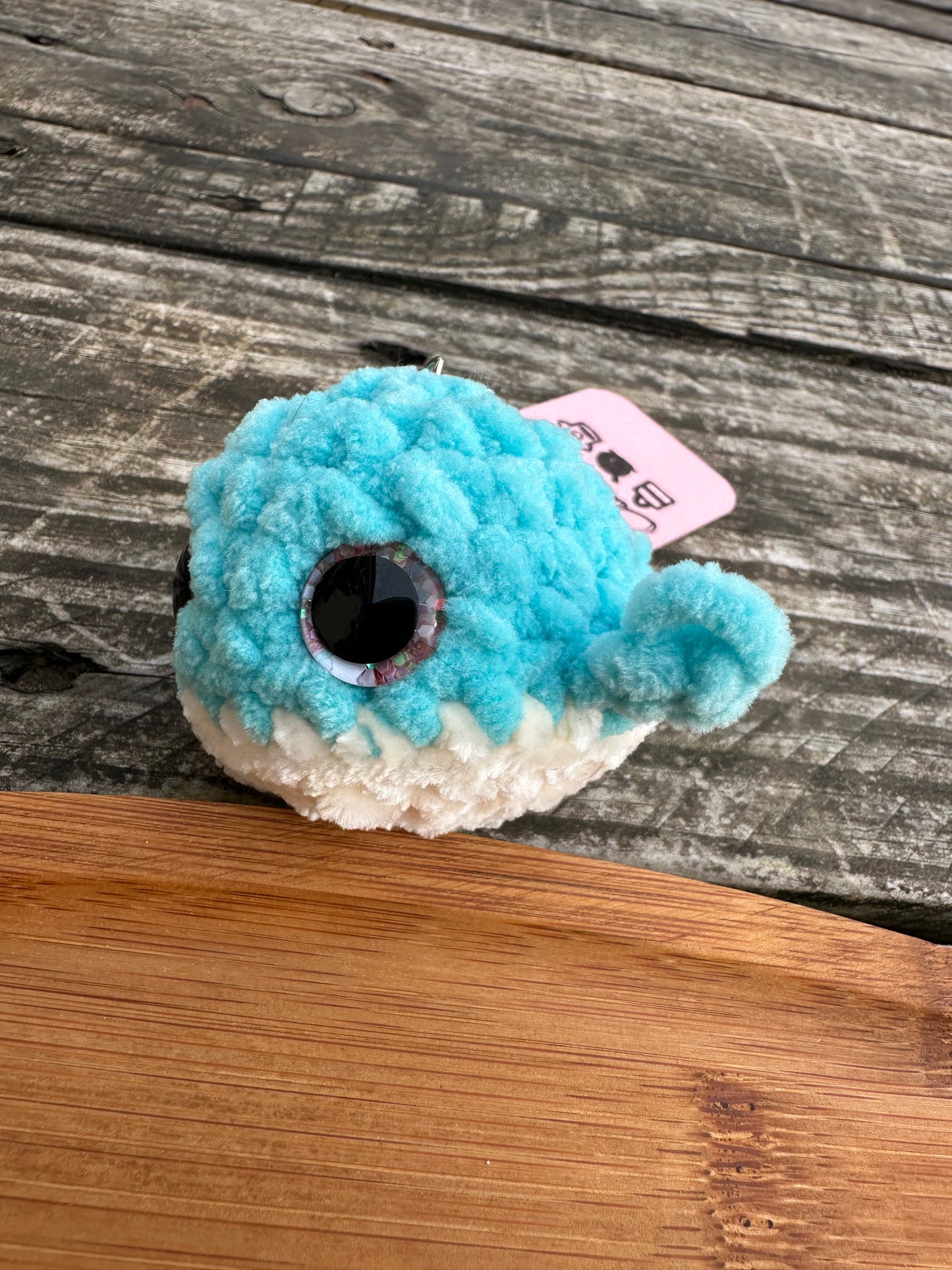 Porte clé baleine crochet