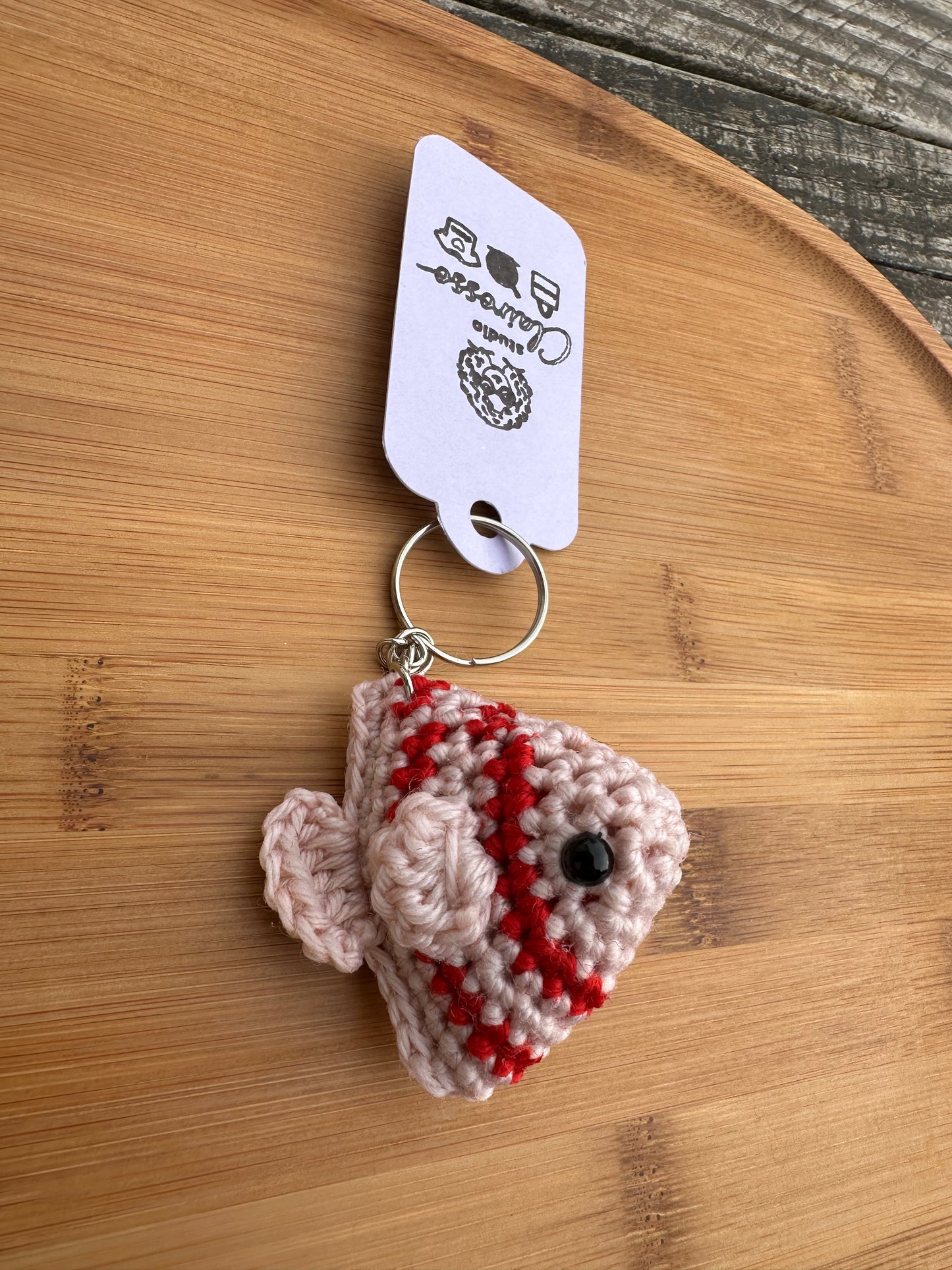 Porte clé poisson crochet