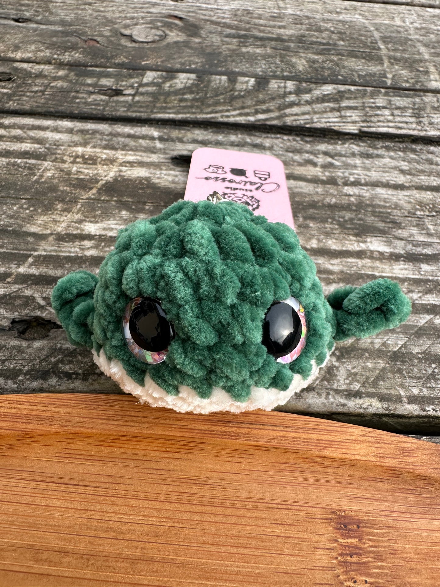 Porte clé baleine crochet