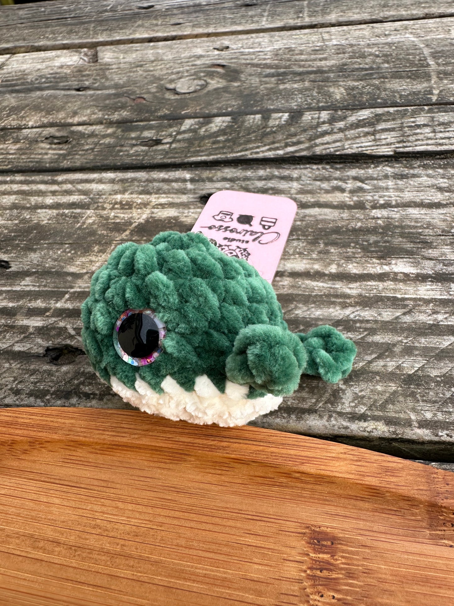 Porte clé baleine crochet