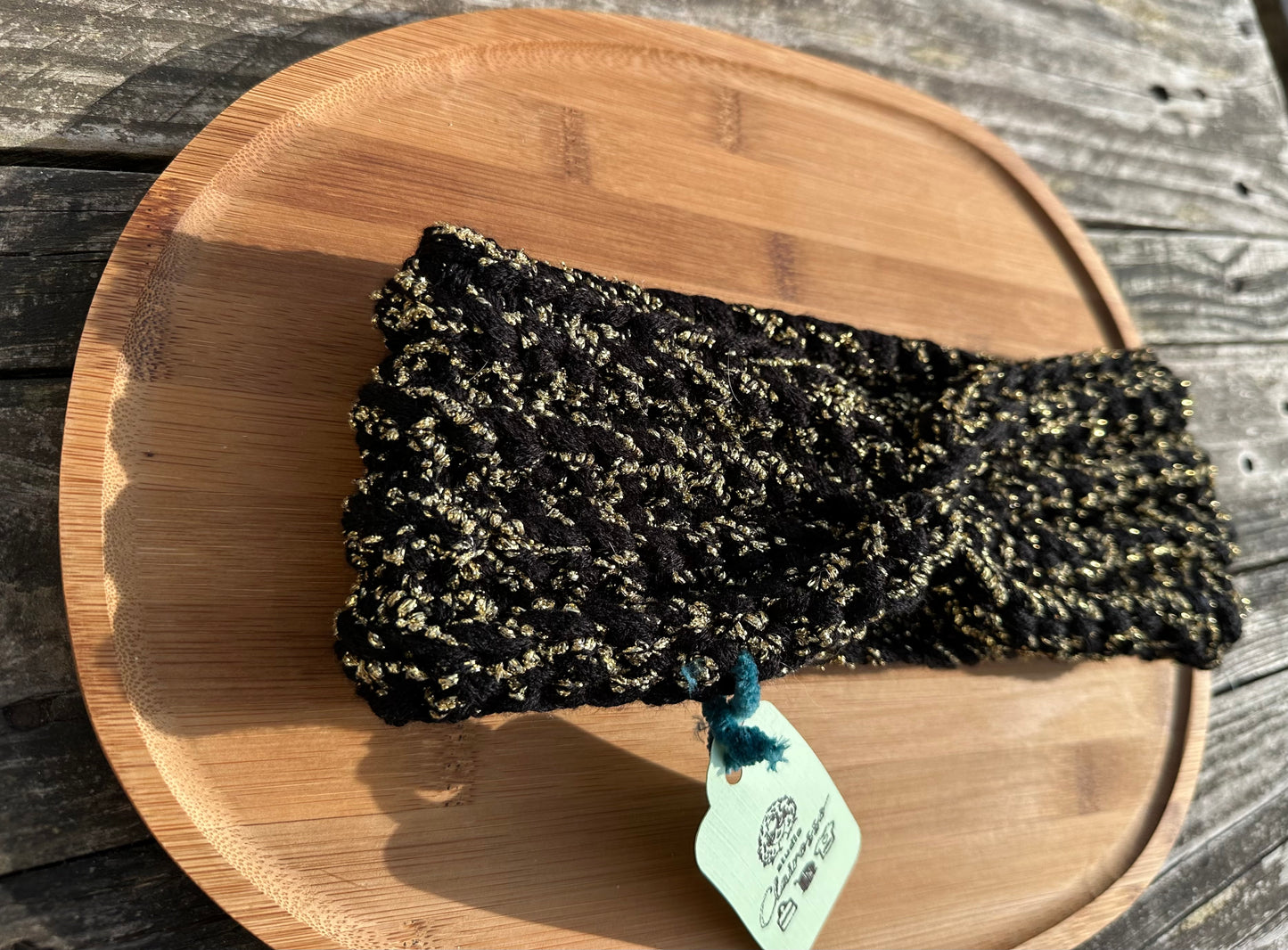 Bandeau oreille avec noeud en décoration crochet