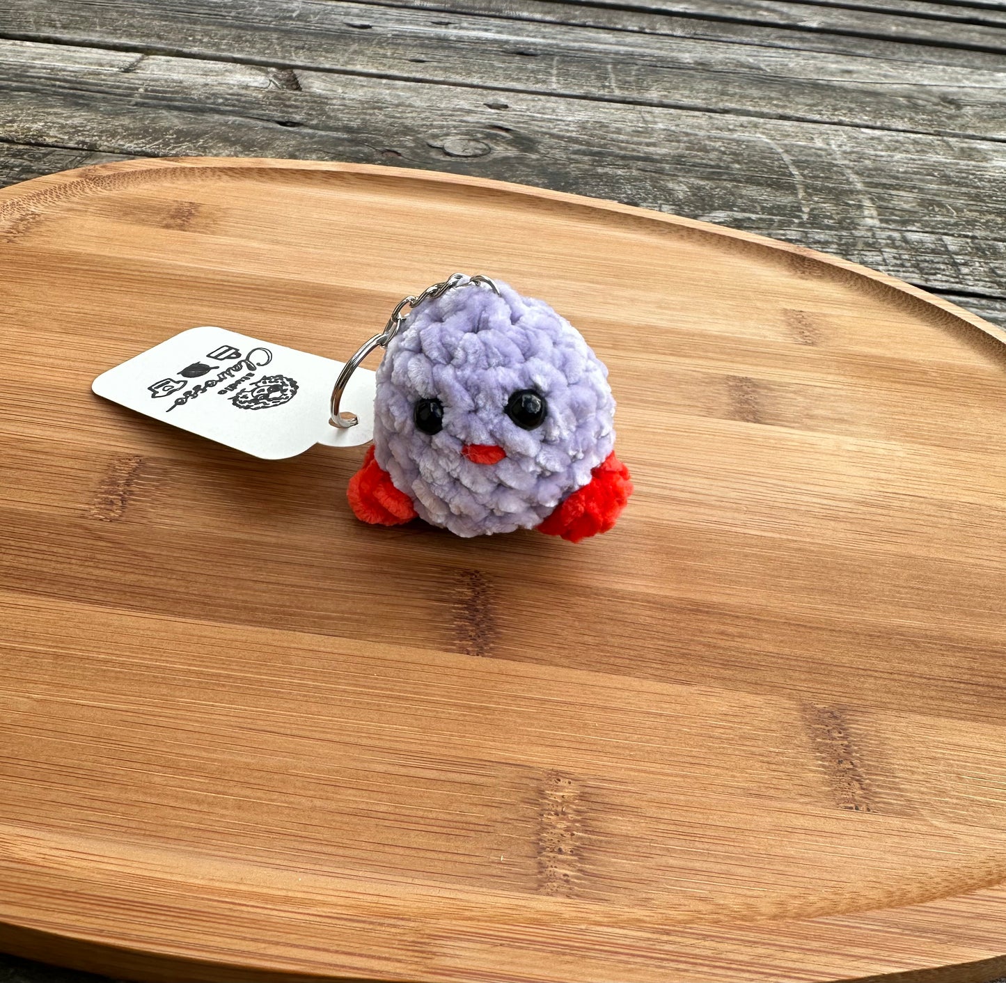 Porte clé poussin crochet