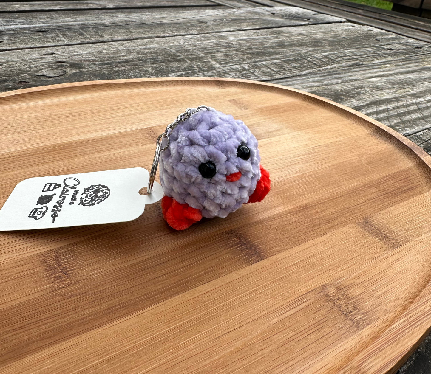 Porte clé poussin crochet